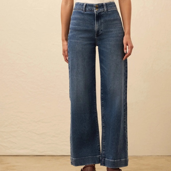 Faherty Stretch Terry Sailor Trouser pants size 28 Bayshore wash - Picture 3 of 9